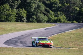 #45 Porsche 911 GT3-R of Charlie Luck, Wright Motorsports, GT America Powered by AWS, SRO3-M, SRO America, Virginia International Raceway, Alton, VA, June 2021. | Regis Lefebure/SRO                                          