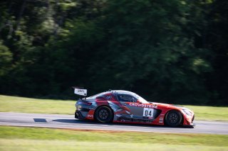 #04 Mercedes-AMG GT3 of George Kurtz, DXDT Racing, GT America Powered by AWS, SRO3, SRO America, Virginia International Raceway, Alton, VA, June 2021. | Regis Lefebure/SRO                                          