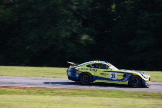 #39 Mercedes-AMG GT4 of Chris Cagnazzi, RENNtech Motorsports, GT America Powered by AWS, GT4, Virginia International Raceway, Alton, VA, June 2021. | Regis Lefebure/SRO                                          