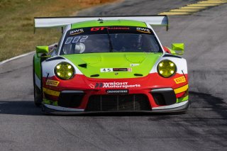 #45 Porsche 911 GT3-R of Charlie Luck, Wright Motorsports, GT America Powered by AWS, SRO3-M, SRO America, Virginia International Raceway, Alton, VA, June 2021. | Regis Lefebure/SRO                                          