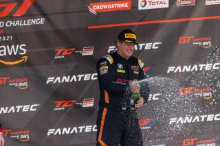 #119 BMW M4 GT4 of Sean Quinlan, Stephen Cameron Racing, GT America Powered by AWS, GT4, SRO America, Virginia International Raceway, Alton, VA, June 2021. | Regis Lefebure/SRO                                          