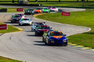 #119 BMW M4 GT4 of Sean Quinlan, Stephen Cameron Racing, GT America Powered by AWS, GT4, SRO America, Virginia International Raceway, Alton, VA, June 2021. | Fabian Lagunas/SRO