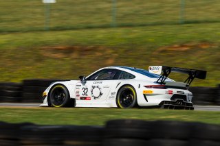 #32 Porsche 911 GT3R (991.2) of Kyle Washington, GMG Racing, GT America Powered by AWS, SRO3, SRO America, Virginia International Raceway, Alton, VA, June 2021. | Fabian Lagunas/SRO