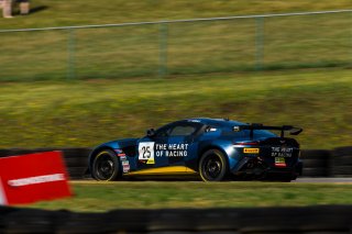 #25 Aston Martin Vantage AMR GT4 of Gray Newell, Heart of Racing, GT America Powered by AWS, GT4, SRO America, Virginia International Raceway, Alton, VA, June 2021. | Fabian Lagunas/SRO