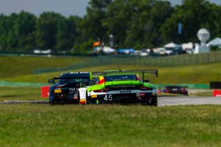 #45 Porsche 911 GT3-R of Charlie Luck, Wright Motorsports, GT America Powered by AWS, SRO3-M, SRO America, Virginia International Raceway, Alton, VA, June 2021. | Fabian Lagunas/SRO