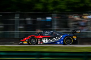 #70 McLaren 720S GT3 of Brendan Iribe, inception racing, GT America Powered by AWS, SRO3, SRO America, Virginia International Raceway, Alton, VA, June 2021. | Fabian Lagunas/SRO