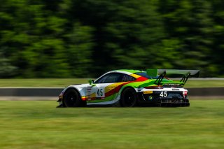 #45 Porsche 911 GT3-R of Charlie Luck, Wright Motorsports, GT America Powered by AWS, SRO3-M, SRO America, Virginia International Raceway, Alton, VA, June 2021. | Fabian Lagunas/SRO