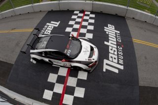 #27 Audi R8 LMS GT3 of Jason Daskalos, Daskaslos Motorsports, GT America Powered by AWS, SRO3, SRO America, Music City Grand Prix, Nashville, TN, Aug 2021. | SRO Motorsports Group