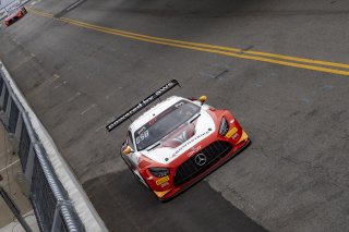 #58 Mercedes-AMG GT3 of CJ Moses, DXDT Racing, GT America Powered by AWS, SRO3, SRO America, Music City Grand Prix, Nashville, TN, Aug 2021. | SRO Motorsports Group