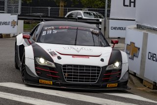 #27 Audi R8 LMS GT3 of Jason Daskalos, Daskaslos Motorsports, GT America Powered by AWS, SRO3, SRO America, Music City Grand Prix, Nashville, TN, Aug 2021. | SRO Motorsports Group