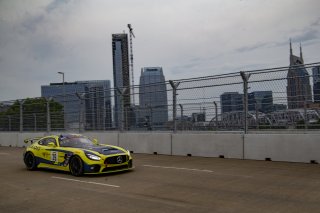 #39 Mercedes-AMG GT4 of Chris Cagnazzi, RENNtech Motorsports, GT America Powered by AWS, GT4, SRO America, Music City Grand Prix, Nashville, TN, Aug 2021. | Brian Cleary/SRO