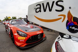 #04 Mercedes-AMG GT3 of George Kurtz, DXDT Racing, GT America Powered by AWS, SRO3, SRO America, GT America, Music City Grand Prix, Nashville, TN, Aug 2021. | Brian Cleary/SRO