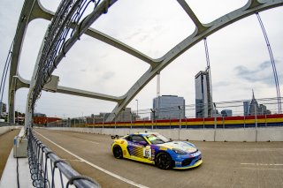 #66 Porsche 718 Cayman GT4 CLUBSPORT MR of Derek DeBoer, TRG, GT America Powered by AWS, GT4, SRO America, GT America, Nashville, TN, Aug 2021.
 | Brian Cleary/SRO
