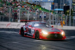 #04 Mercedes-AMG GT3 of George Kurtz, DXDT Racing, GT America Powered by AWS, SRO3, SRO America, GT America, Music City Grand Prix, Nashville, TN, Aug 2021. | Brian Cleary/SRO