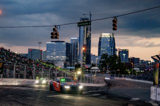 #119 BMW M4 GT4 of Sean Quinlan, Stephen Cameron Racing, GT America Powered by AWS, GT4, SRO America, GT America, Nashville, TN, Aug 2021. | Brian Cleary/SRO
