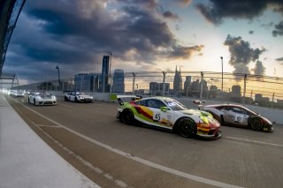 #45 Porsche 911 GT3-R of Charlie Luck, Wright Motorsports, GT America Powered by AWS, SRO3-M, SRO America, Music City Grand Prix, Nashville, TN, Aug 2021. | Brian Cleary/SRO