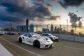 #32 Porsche 911 GT3R (991.2) of Kyle Washington, GMG Racing, GT America Powered by AWS, SRO3, SRO America, Music City Grand Prix, Nashville, TN, Aug 2021. | Brian Cleary/SRO