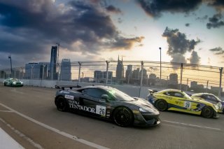#26 McLaren 570S GT4 of Thomas Surgent, Prive Motorsports/Topp Racing, GT America Powered by AWS, GT4, Music City Grand Prix, Nashville, TN, Aug 2021. | Brian Cleary/SRO