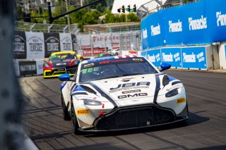 #2 Aston Martin Vantage AMR GT4 of Jason Bell, GMG Racing, GT America Powered by AWS, GT4, SRO America, GT America, Nashville, TN, Aug 2021.
 | Brian Cleary/SRO