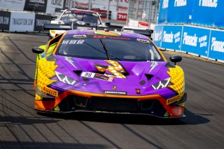 #88 Lamborghini Huracan GT3 of Jason Harward, Zelus Motorsports, GT America Powered by AWS, SRO3, Music City Grand Prix, Nashville, TN, Aug 2021. | Brian Cleary/SRO