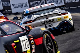 #2 Aston Martin Vantage AMR GT4 of Jason Bell, GMG Racing, GT America Powered by AWS, GT4, SRO America, GT America, Nashville, TN, Aug 2021.
 | Brian Cleary/SRO