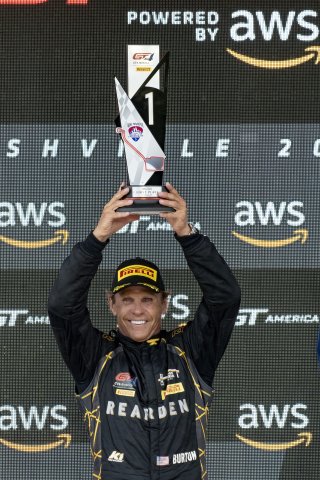 #191 Lamborghini Huracan GT3 of Jeff Burton, Rearden Racing, GT America Powered by AWS, SRO3-M, Music City Grand Prix, Nashville, TN, Aug 2021. | Brian Cleary/SRO