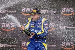 #39 Mercedes-AMG GT4 of Chris Cagnazzi, RENNtech Motorsports, GT America Powered by AWS, GT4, SRO America, Music City Grand Prix, Nashville, TN, Aug 2021. | Brian Cleary/SRO