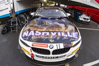 #11 BMW M4 GT4 of Mark Brummond, Classic BMW, GT America Powered by AWS, GT4, SRO America, GT America, Nashville, TN, Aug 2021.
 | Brian Cleary/SRO