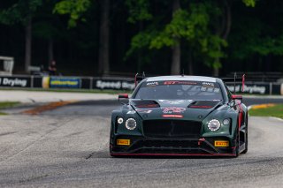 #101 Bentley Continental GT3 of Memo Gidley, TKO with Flying Lizard Motorsports, GT America Powered by AWS, SRO3, SRO America, Road America, Elkhart Lake, Aug 2021.
 | Sarah Weeks/SRO             