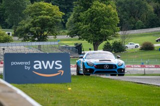 #79 Mercedes AMG GT4 of Chris Gumprecht, RENNtech Motorsports, GT America Powered by AWS, GT4, SRO America, Road America, Elkhart Lake, Aug 2021.
 | SRO Motorsports Group