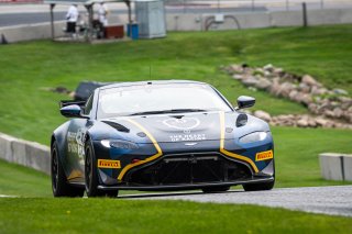 #25 Aston Martin Vantage AMR GT4 of Gray Newell, Heart of Racing, GT America Powered by AWS, GT4, SRO America, Road America, Elkhart Lake, Aug 2021.
 | SRO Motorsports Group