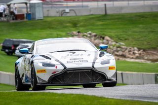 #2 Aston Martin Vantage AMR GT4 of Jason Bell, GMG Racing, GT America Powered by AWS, GT4, SRO America, Road America, Elkhart Lake, Aug 2021.
 | SRO Motorsports Group