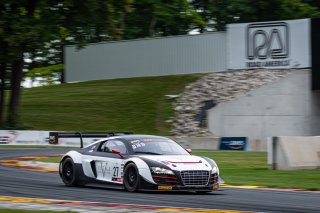 #27 Audi R8 LMS GT3 of Jason Daskalos, Daskaslos Motorsports, GT America Powered by AWS, SRO3, SRO America, Road America, Elkhart Lake, WI, Aug 2021. | SRO Motorsports Group