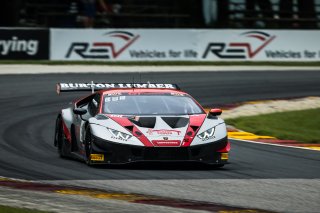 #191 Lamborghini Huracan GT3 of Jeff Burton, Rearden Racing, GT America Powered by AWS, SRO3-M, Road America, Elkhart Lake, WI, Aug 2021. | Fabian Lagunas/SRO