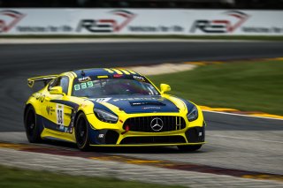 #39 Mercedes-AMG GT4 of Chris Cagnazzi, RENNTech Motorsports, GT America powered by AWS, GT4, Road America, Elkhart Lake, Wisconsin, August 2021. | Fabian Lagunas/SRO