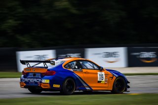 #119 BMW M4 GT4 of Sean Quinlan, Stephen Cameron Racing, GT America powered by AWS, GT4, Road America, Elkhart Lake, Wisconsin, August 2021. | Fabian Lagunas/SRO