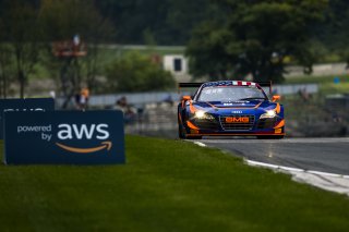 #14 Audi R8 LMS Ultra of James Sofronas, GMG Racing, GT America Powered by AWS, SRO3, Road America, Elkhart Lake, WI, Aug 2021. | Fabian Lagunas/SRO