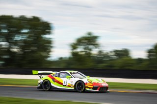 #45 Porsche 911 GT3-R of Charlie Luck, Wright Motorsports, GT America Powered by AWS, SRO3-M, SRO America, Road America, Elkhart Lake, WI, Aug 2021. | Fabian Lagunas/SRO