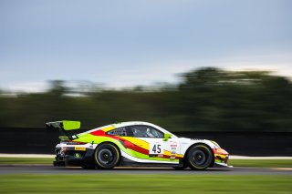 #45 Porsche 911 GT3-R of Charlie Luck, Wright Motorsports, GT America Powered by AWS, SRO3-M, SRO America, Road America, Elkhart Lake, WI, Aug 2021. | Fabian Lagunas/SRO