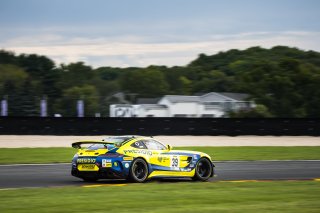 #39 Mercedes-AMG GT4 of Chris Cagnazzi, RENNTech Motorsports, GT America powered by AWS, GT4, Road America, Elkhart Lake, Wisconsin, August 2021. | Fabian Lagunas/SRO