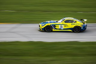 #39 Mercedes-AMG GT4 of Chris Cagnazzi, RENNTech Motorsports, GT America powered by AWS, GT4, Road America, Elkhart Lake, Wisconsin, August 2021. | Fabian Lagunas/SRO