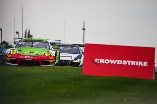 #45 Porsche 911 GT3-R of Charlie Luck, Wright Motorsports, GT America Powered by AWS, SRO3-M, SRO America, Road America, Elkhart Lake, WI, Aug 2021. | Sarah Weeks/SRO             