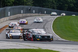 #101 Bentley Continental GT3 of Memo Gidley, TKO with Flying Lizard Motorsports, GT America Powered by AWS, SRO3, SRO America, Road America, Elkhart Lake, Aug 2021.
 | SRO Motorsports Group