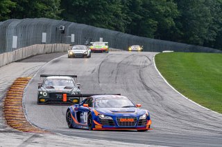 #14 Audi R8 LMS Ultra of James Sofronas, GMG Racing, GT America Powered by AWS, SRO3, Road America, Elkhart Lake, WI, Aug 2021. | SRO Motorsports Group