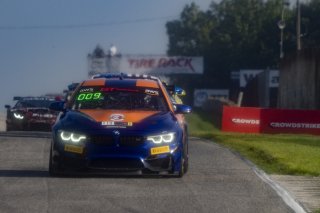 #119 BMW M4 GT4 of Sean Quinlan, Stephen Cameron Racing, GT America powered by AWS, GT4, Road America, Elkhart Lake, Wisconsin, August 2021. | Brian Cleary/SRO