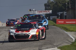 #76 Audi R8 LMS GT4 of Alex Welch, ROTR Motorsport, GT America Powered by AWS, GT4, SRO America, Road America, Elkhart Lake, Aug 2021.
 | Brian Cleary/SRO