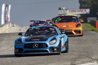 #79 Mercedes AMG GT4 of Chris Gumprecht, RENNtech Motorsports, GT America Powered by AWS, GT4, SRO America, Road America, Elkhart Lake, Aug 2021.
 | Brian Cleary/SRO