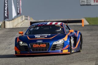 #14 Audi R8 LMS Ultra of James Sofronas, GMG Racing, GT America Powered by AWS, SRO3, Road America, Elkhart Lake, WI, Aug 2021. | Brian Cleary/SRO