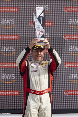 #460 Porsche 911 GT3 R (991) of Andy Wilzoch, Flying Lizard Motorsports, GT America Powered by AWS, SRO3-M, Road America, Elkhart Lake, WI, Aug 2021. | Brian Cleary/SRO