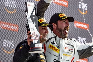 Podium, GT America Powered by AWS, SRO America, Road America, Elkhart Lake, WI, Aug 2021. | Brian Cleary/SRO